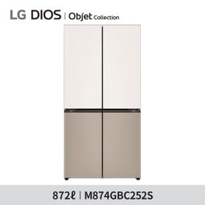(m)디오스 오브제컬렉션 더블매직스페이스 냉장고 872L M874GBC252S