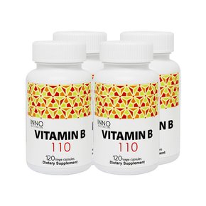 뉴질랜드 비타민B 이노헬스 vitamin B 110mg 120캡슐 X 4통