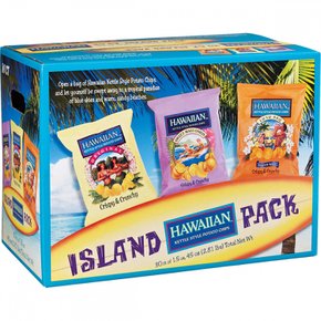 Hawaiian하와이안 케틀 스타일 아일랜드 버라이어티 포테이토 칩, 43g, 30개입