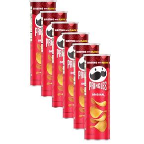 [해외직구] Pringles 프링글스 오리지널 포테이토 크리스피 칩 스낵 149g 6팩