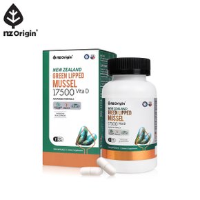 뉴질랜드 초록입홍합 17500 비타민D X 1통(100캡슐/1일 1캡슐/3개월분)