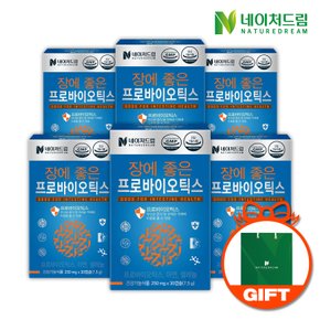 [쇼핑백 증정] 네이처드림 장에좋은 프로바이오틱스 6박스