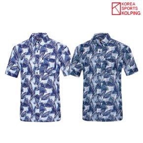 남성 하바마 프린트 반팔 셔츠(KTH5801M)