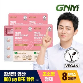 [총 8개월분] GNM 액티브 활성 엽산 800 비타민B 4박스 / 아연 비타민C...