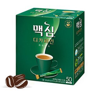 맥심 디카페인 커피믹스 11.8g 50T x2개