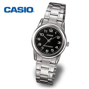 [정품] CASIO 카시오 여성 패션 메탈 손목시계 LTP-V001D-1B