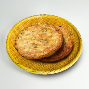 국내생산 파전접시 안주 멜라민 원형 대나무 감자전 김치 해물파전 접시 그릇 소