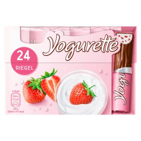 요거티 Yogurette 딸기 밀크 초콜릿 24개 300g