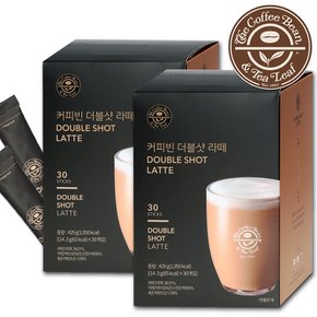 [커피빈]커피빈 더블샷 라떼 30개입 X 2