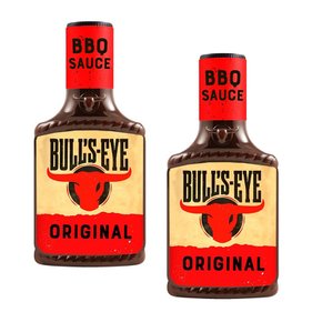 [해외직구] Bull`s Eye Original BBQ Sauce 불스아이 오리지널 바베큐 소스 300ml 2병