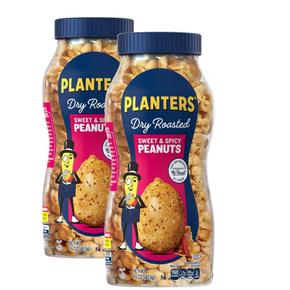 [해외직구] Planters 플랜터스 스위트 스파이시 땅콩 453g 2팩