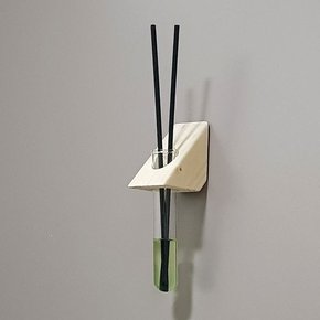 SOKOOB 실내 벽 문 화장실 인테리어 디퓨저 원목빗각부착형