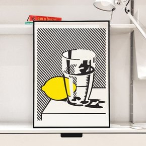 미드센추리 모던 포스터 액자 96종 -01 리히텐슈테인 레몬