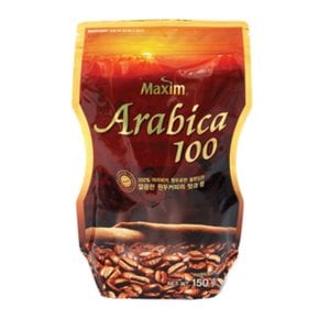 [맥심] 아라비카100 커피리필 지퍼백 150g