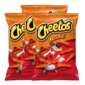[해외직구] Cheetos Crunchy Cheese Snacks 치토스 크런치 치즈 스낵 240.9g 3팩