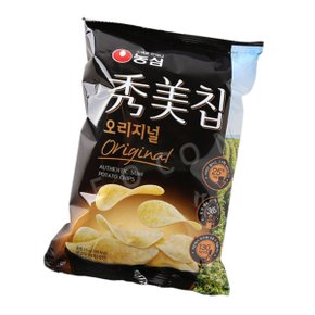 농심 수미칩 오리지널 55g 10봉 / 감자 포테이토 스낵 과자
