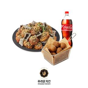 순살 김미바삭+블랙치즈볼(5구)+콜라 1.25L