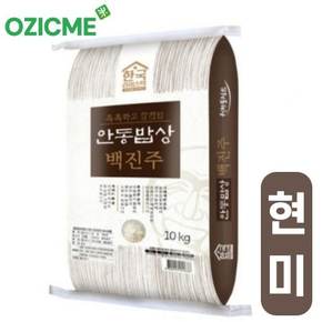 (현미)백진주쌀10kg 안동백진주 한국라이스텍 당일도정