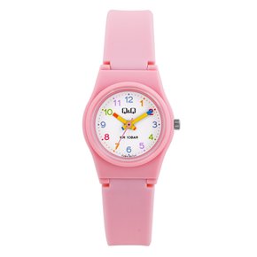 V28A-007VY 심플 미니 파스텔 핑크 아동 어린이 초등학생 여성 패션 방수 손목시계