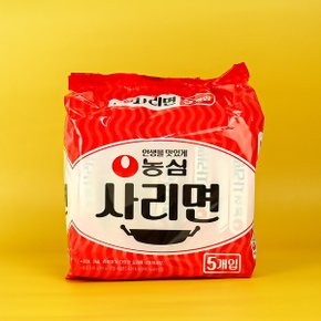 농심 사리면 (5봉지) / 찌개 전골 사리