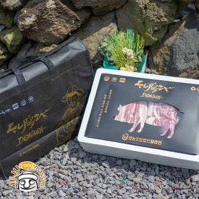 탐라인 제주 흑돼지 선물세트 B (흑오겹1kg+흑앞다리살1kg, 냉장육)