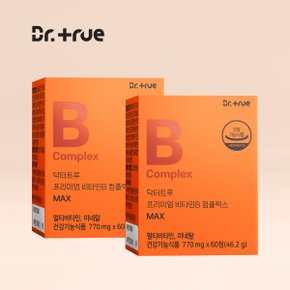 프리미엄 WPS WNB 비타민B 컴플렉스 B1 B2 B6 B12 수용성 비타민비 2BOX (120정/4개월분)