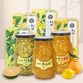 제주직송 유자차/레몬자/한라봉차/뎅유지차/청귤청 2.2kg