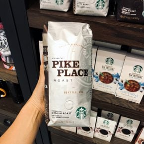 Starbucks스타벅스  홈  카페  파이크  플레이스  미디움  로스트  커피  원두  453g