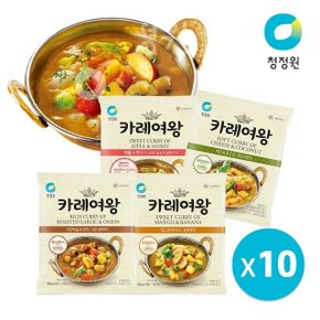 [청정원] 카레여왕 108g x 10개  4종 택1/마늘/망고/치즈/애플