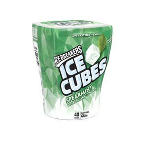 [해외직구]아이스 브레이커 큐브 스피어민트 츄잉껌 40입 6팩/ ICE BREAKERS Gum CUBES SPEARMINT CHEWING