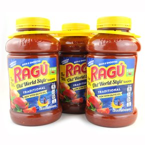 코스트코 RAGU 라구 트레디셔널 토마토 스파게티 파스타 소스 1.27kg x 3개