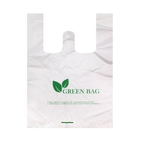 친환경 생분해성 비닐봉투(특대) 100장 썩는 비닐봉지