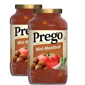 [해외직구] Prego 프레고 미니 미트볼 토마토 파스타 소스 680g 2팩