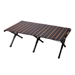 우드 롤 테이블 40Th 접이식 테이블 야외 캠핑용품