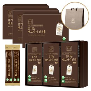 [몸애쏙쏙] 유기농 배도라지진액스틱 30포 3박스 (쇼핑백 포함)