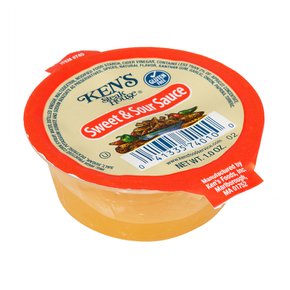 [해외직구]켄즈푸드 스위트 앤 사워 소스 컵 100팩 Kens Foods Sweet n Sour Sauce Portion Cup 1oz