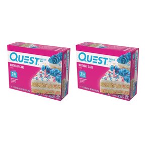 미국직구 Quest 퀘스트 벌스데이케이크 프로틴 60g 4입 2팩 Birthday Cake