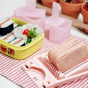 색상랜덤 쉬운 스팸 무스비 김밥 만들기 틀