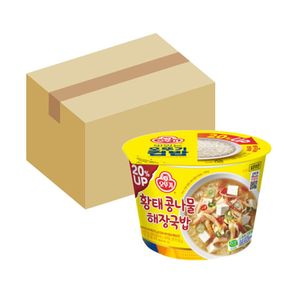 (오뚜기) 컵밥 황태콩나물해장국밥 301.5g 12개입 (