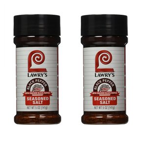 [해외직구]Lawrys Black Pepper Seasoned Salt 로리스 블랙 페퍼 시즌드 솔트 5oz(141g) 2팩