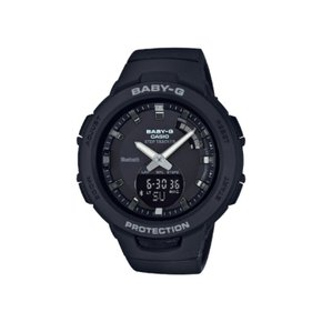 카시오 베이비지 지스쿼드 BSA-B100-1AJF 블랙 손목 시계 밴드 시계 스포츠