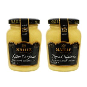 마이어 디종 오리지널 머스터드 소스 Maille Dijon Originale Mustard 215g 2개