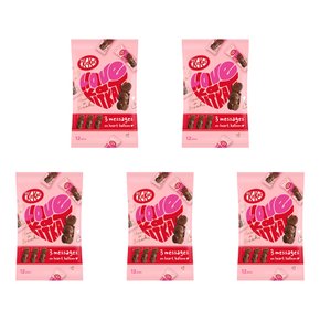 일본 하트풀 곰돌이 킷캣 초콜릿 12개입 5팩