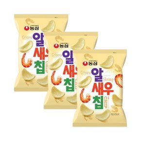 농심 알새우칩 130g x 3개 / 스낵 간식[무료배송]