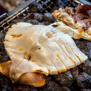 부드럽고 쫄깃한 동해안 반건조 오징어 1.2kg내외 (10마리)