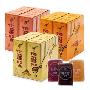 맛있는 꿀양갱 3종 10곽(40gx20개) /꿀통팥 꿀밤 꿀딸기[31442864]
