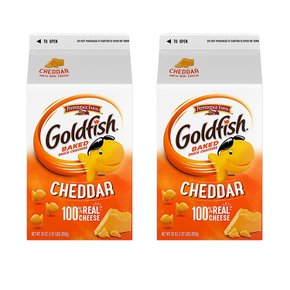 [해외직구]페퍼리지 팜 골드피쉬 체다치즈 크래커 850g 2팩 Pepperidge Farm Goldfish Crackers Cheddar 30oz