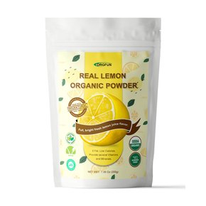 [해외직구] 진짜 레몬으로 만든 오가닉 레몬 분말 동결 건조 레몬 주스 분말