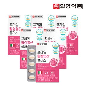 프라임 활성 엽산 60정 6박스(12개월분) / 임산부 수유부 4중복합기능성
