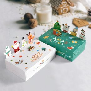 10p세트 크리스마스 구디백 어린이집 유치원 생일 답례품 선물포장 단체선물